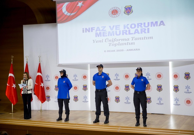 İnfaz ve Koruma Memurlarınnın Yeni Üniforma Tanıtımı Yapıldı