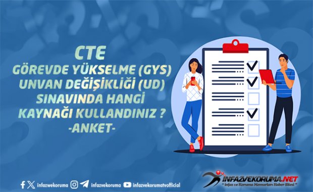 CTE 2023 Yılı GYS ve UD Sınavında Hangi Kaynağı Kullandınız ?