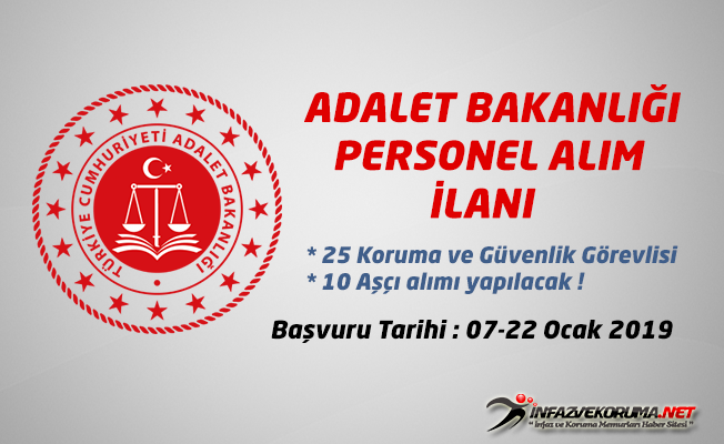 Adalet Bakanlığına 35 Personel Alınacak !