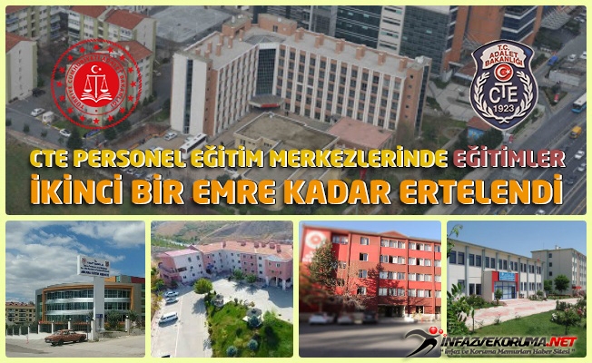 CTE Eğitim Merkezlerinde Eğitimler İkinci Bir Emre Kadar Ertelendi