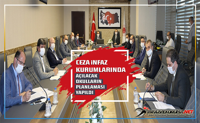 Ceza İnfaz Kurumlarında Açılacak Okulların Planlaması Yapıldı