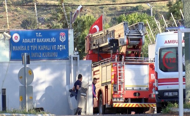 Manisa E Tipi Kapalı ve Açık Ceza İnfaz Kurumunda Yangın