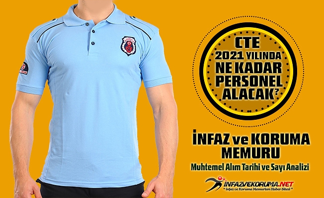 CTE 2021 Yılında Ne Kadar ( İnfaz ve Koruma Memuru ) Personel Alacak
