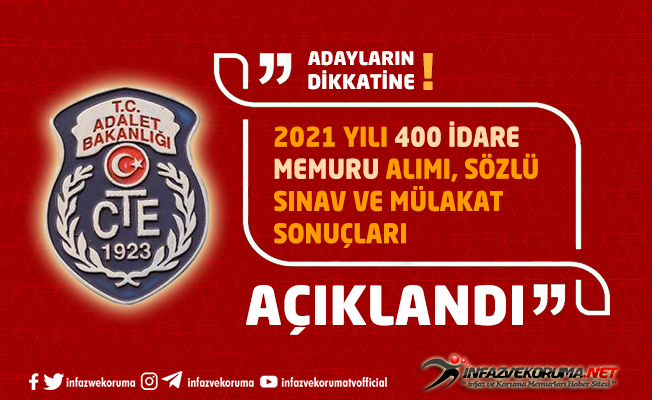 CTE 2021 Yılı 400 İdare Memuru Alımı, Sözlü Sınav ve Mülakat Sonuçları Açıklandı