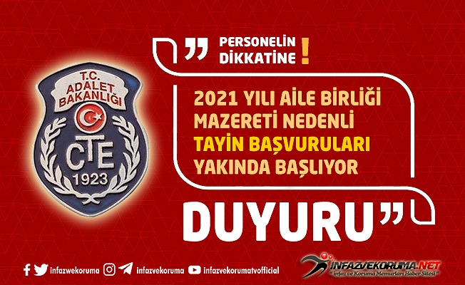 CTE 2021 Yılı Aile Birliği Mazereti Nedenli Tayin Başvuruları Yakında Başlıyor