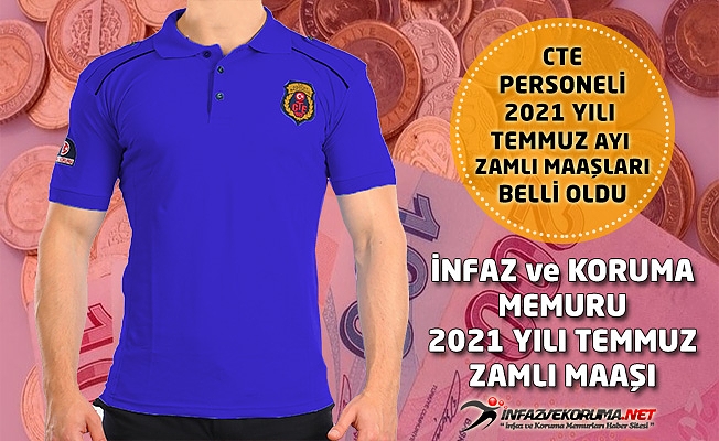 CTE Personeli ( İnfaz ve Koruma Memuru ) 2021 Yılı Temmuz Ayı Zamlı Maaşları Belli Oldu