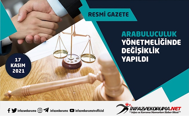 Arabuluculuk Yönetmeliğinde Değişiklik Yapıldı