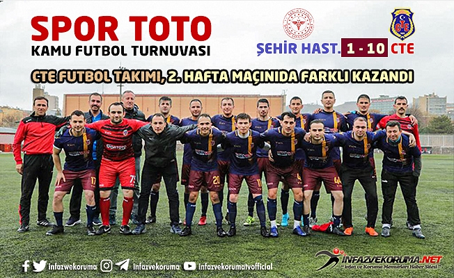 CTE Futbol Takımı, 2. Hafta Maçınıda Farklı Kazandı