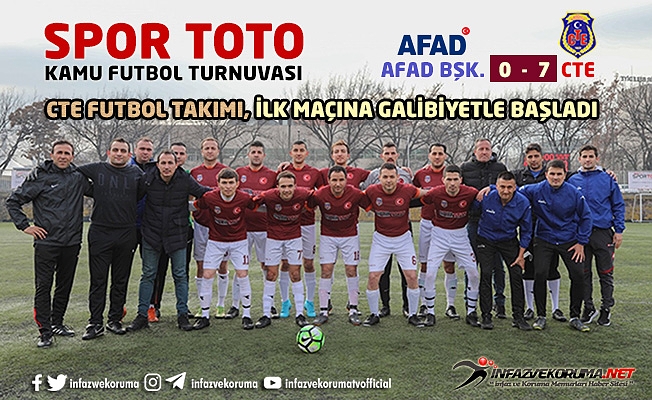 CTE Futbol Takımı, İlk Maçına Galibiyetle Başladı