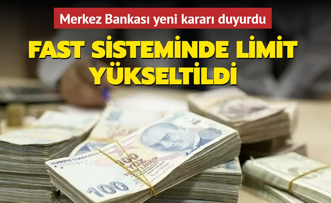 Merkez Bankası Yeni Kararı Duyurdu: FAST Sisteminde Limit Yükseltildi