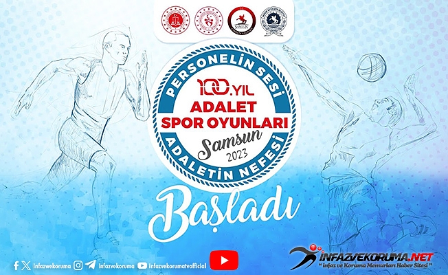 100. Yıl Adalet Spor Oyunları Samsun'da Başladı