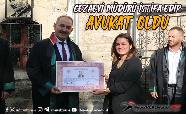 Cezaevi Müdürü İstifa Edip Avukat Oldu