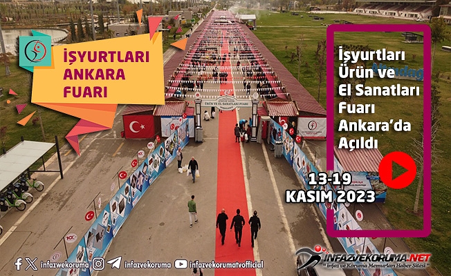 2023 Yılı İşyurtları Kurumu Ankara Ürün ve El Sanatları Fuarı Açıldı