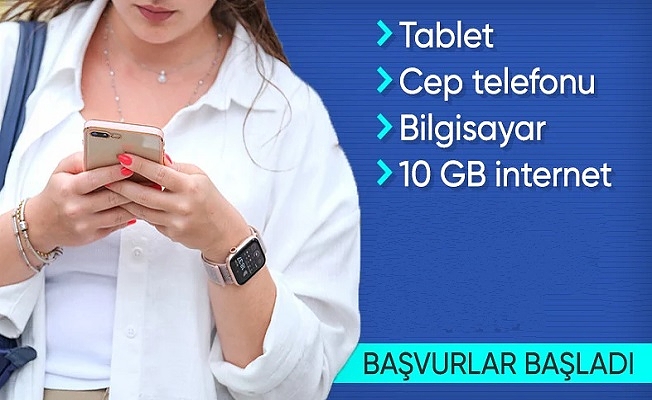 Öğrencilere Teknolojik Cihaz ve İnternet Desteği Başvurusu Başladı