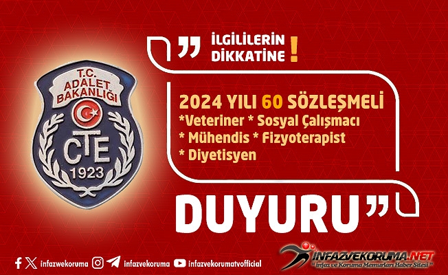 CTE 2024 Yılı 60 Sözleşmeli Sosyal Çalışmacı, Veteriner, Mühendis ( İnşaat, Gıda, Makine, Ziraat), Diyetisyen ve Fizyoterapist Alacağını Duyurdu