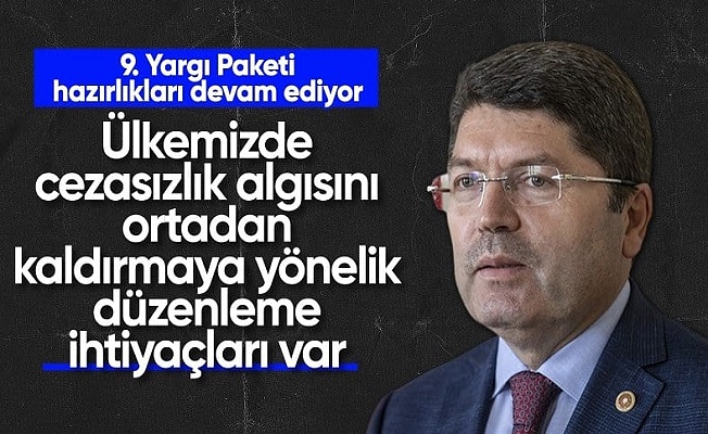 Yılmaz Tunç açıkladı: 9. Yargı Paketi hazırlıklarına devam ediyoruz