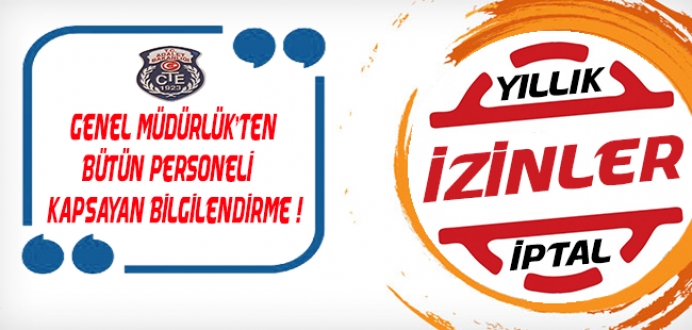 CTE Genel Müdürlüğünden Bütün Personeli Kapsayan Bilgilendirme !