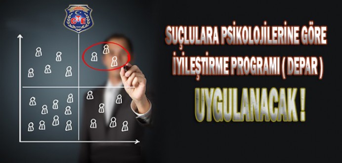 Suçlulara Psikolojilerine  Göre İyileştirme Programı 'DEPAR' Uygulanacak !