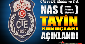 CTE ve DS, Müdür ve Yrd. 2019 Yılı NAS Tayin Sonuçları Açıklandı