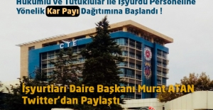 Hükümlü ve Tutuklular ile İşyurdu Personeline Yönelik Kar Payı Dağıtımına Başlandı