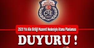 CTE 2020 Yılı Aile Birliği Mazereti Nedeniyle Atama Planlaması Duyurusu