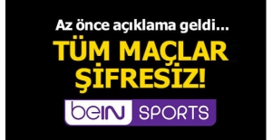 beIN Sports, 17. Hafta Süper Lig Maçlarını Ücretsiz Yayınlayacak