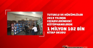 Tutuklu ve Hükümlüler 2019 Yılında Cezaevlerindeki Kütüphanelerde 1 Milyon 102 Bin Kitap Okudu