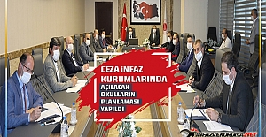 Ceza İnfaz Kurumlarında Açılacak Okulların Planlaması Yapıldı