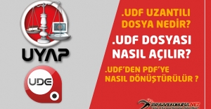 UDF Uzantılı Dosya Nedir, Nasıl Açılır, PDF'ye Nasıl Dönüştürülür ?