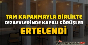 Tam Kapanmayla Birlikte Cezaevlerinde Kapalı Görüşler Ertelendi