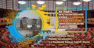 Ak Parti, İnfaz Düzenlemelerini İçeren 13 Maddelik Yasa Teklifini TBMM Başkanlığı'na Sundu