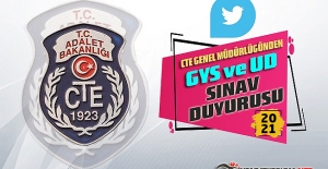 CTE'nin 2021 Yılı Görevde Yükselme ve Unvan Değişikliği Sınavı İle İlgili Duyurusu