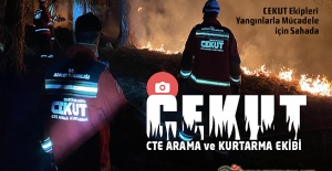 Ceza ve Tevkifevleri Genel Müdürlüğü Arama Kurtarma ( CEKUT ) Ekipleri Yangınlarla Mücadele İçin Sahada