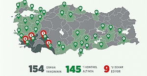 OGM: 145 Yangın Kontrol Altına Alındı