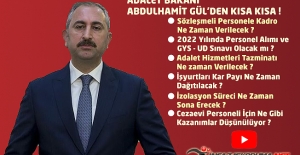 Adalet Bakanı AbdulHamit GÜL, Cezaevi Personeli İle İlgili Soruları Cevapladı