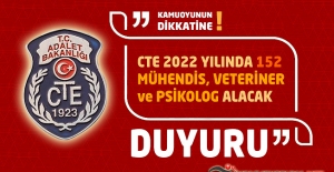 CTE 2022 Yılında 152 Mühendis, Veteriner ve Psikolog Alacağını Duyurdu