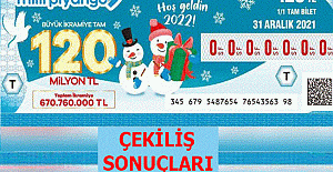 Milli Piyango Yılbaşı Çekiliş Sonuçları Belli Oldu