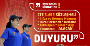 CTE 2022 Yılı İçin 5.455 Sözleşmeli Personel Alımı Başvuruları Başladı