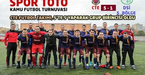 CTE Futbol Takımı, 5'te 5 Yaparak Grup Birincisi Oldu