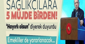 SON DAKİKA: Başkan Erdoğan'dan 14 Mart Tıp Bayramı'nda Sağlık Çalışanlarına 5 Müjde Birden...