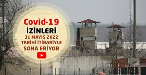 Hükümlülerin Covid-19 İzinleri 31 Mayıs 2022 İtibariyle Sona Eriyor