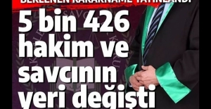 Beklenen Kararname Yayınlandı. 5 Bin 426 Hakim ve Savcının Yeri Değişti.