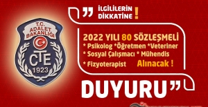 CTE 2022 Yılı 80 Sözleşmeli Psikolog, Öğretmen, Veteriner, Sosyal Çalışmacı, Mühendis ve Fizyoterapist Alacağını Duyurdu