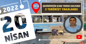 Şehidimizin Kanı Yerde Kalmadı: 3 Terörist Yakalandı
