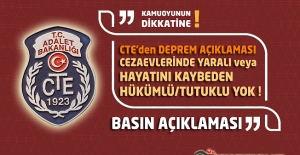 CTE'den Basın Açıklaması - Cezaevlerinde Yaralı veya Hayatını Kaybeden Hükümlü-Tutuklu Yok !