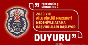 2023 Yılı Aile Birliği Mazereti Nedeniyle Atama Başvuruları Başlıyor