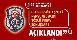 CTE 626 Sözleşmeli Personel Alımı Sözlü Sınav Sonuçları Açıklandı