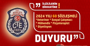 CTE 2024 Yılı 60 Sözleşmeli Sosyal Çalışmacı, Veteriner, Mühendis ( İnşaat, Gıda, Makine, Ziraat), Diyetisyen ve Fizyoterapist Alacağını Duyurdu