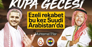 Galatasaray - Fenerbahçe Kupa Maçının Muhtemel 11'leri