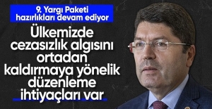 Yılmaz Tunç açıkladı: 9. Yargı Paketi hazırlıklarına devam ediyoruz